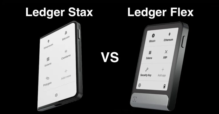 Ledger Stax VS Ledger Flex hardware wallet